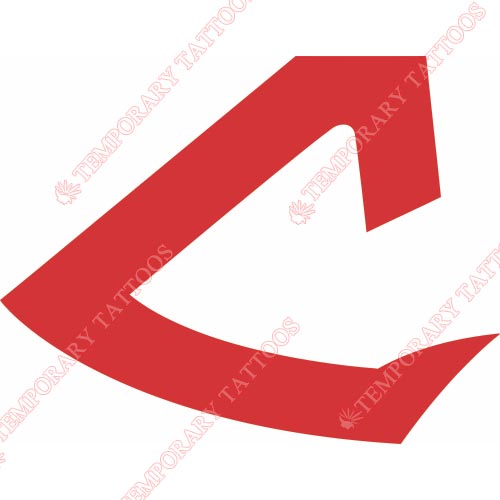 Cleveland Indians Customize Temporary Tattoos Stickers NO.1549